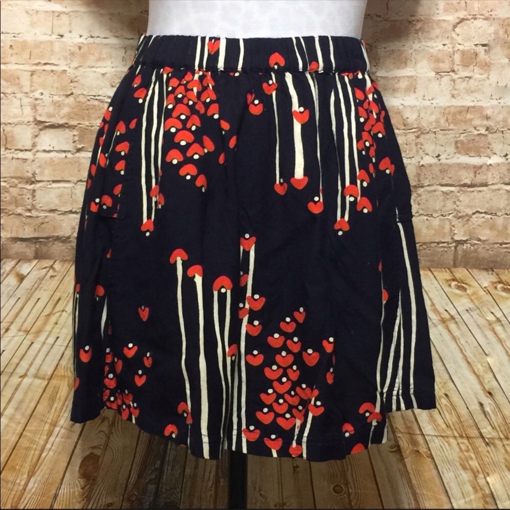 Urban Outfitters Cooperative Heart Print Skirt - Picture 2 of 8